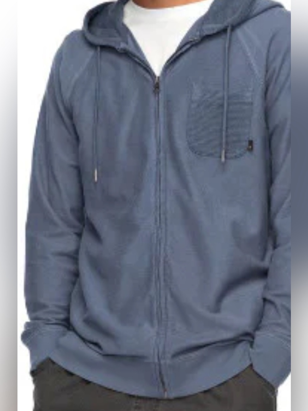 Youth Quiksilver Baao Zip-Up Hoodie - Vintage Indigo